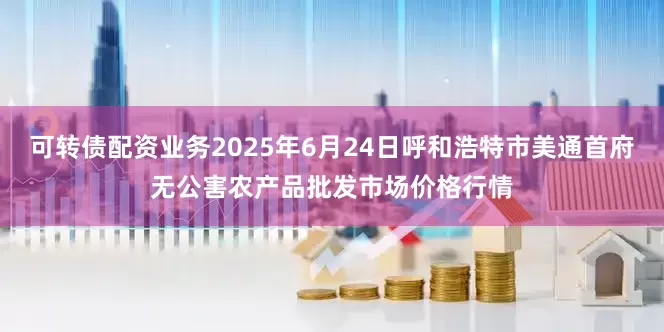 可转债配资业务2025年6月24日呼和浩特市美通首府无公害农产品批发市场价格行情